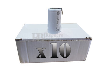 Caja de 10 Baterías Sub-c 1.2V 2.000 mah C/lengüetas para taladros - Baterias  para todo Reguero Baterias