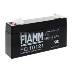 Batera 6 Voltios 1,2 Amperios Faston 4.8 mm Fiamm FG10121