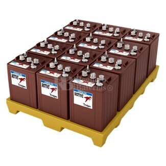 12 Bateras 6 Voltios 315 C2 350 C100 Amperios Trojan J305G-AC