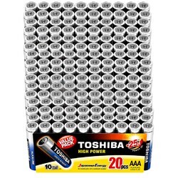 160 Pilas AAA Toshiba | alcalinas alta potencia LR03GCP MP-20