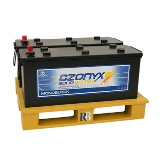 2 Batera Solar 12 Voltios 250 Amperios Con Mantenimiento Ozonyx OZX250.A