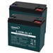 2 Bater�as 12 Voltios 20 Amperios VT 6-DZM-20-VT