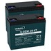 2 Bater�as 12 Voltios 20 Amperios VT 6-DZM-20-VT