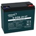 2 Bater�as 12 Voltios 20 Amperios VT 6-DZM-20-VT