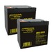 Pack 2 Bater�as MVG12550 | Gel 12 Voltios 55 Amperios