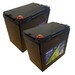 2 Bateras 12 Voltios 68 Amperios HG12-68 para Scooter
