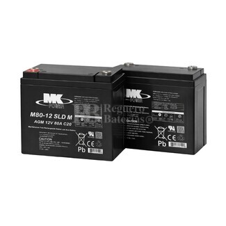 2 Bater�as MK M80-12 SLD M | 12 Voltios 80 Amperios