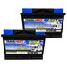 2 Bater�as 12V 100Ah AGM, Rendimiento superior para caravanas y campers