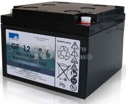 2 Baterías 12V 22A Gel Dryfit GF12022YF 