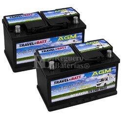 2 Bater�as AGM 12V 100Ah TCE100AGM, Autonom�a total para tu caravana