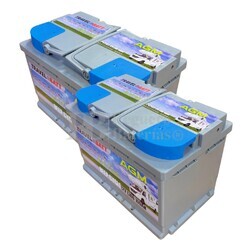 2 Bateras AGM 12V 100Ah TCE100AGM, Autonoma total para tu caravana