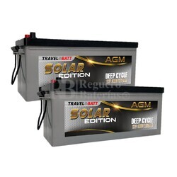 2 Bateras AGM 12V 260Ah TSE260, Energa confiable para sistemas solares exigentes