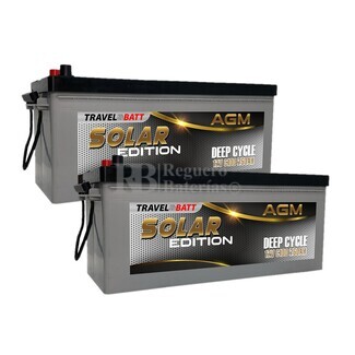2 Bateras AGM 12V 260Ah TSE260, Energa confiable para sistemas solares exigentes