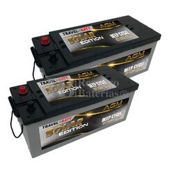 2 Bateras AGM TSE215 12V 215Ah, Potencia continua para aprovechar tu sistema solar
