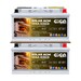 2 Bater�as Autocaravana 12V 100Ah, Servicio y Arranque GIGA GN100-AGM