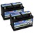 2 Bater�as Camper Caravana 12 Voltios 100 Amperios AGM TCE100AGM