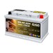 2 Bater�as Caravana 12V 100Ah, Ciclo Profundo GIGA GN100-AGM