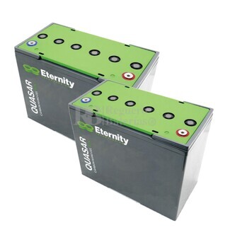 2 Bateras de  Gel 12 Voltios 94 Amperios Eternity EQ_31M