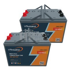 2 Bateras de traccin CNG12087 GEL 12 Voltios 92 Amperios C100