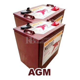 2 bateras embarcacin AGM 6 voltios 225 amperios Trojan T105 AES