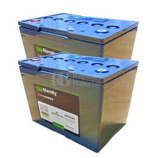 2 bateras 12V 80A Eternity G06-12-052, Versatilidad y robustez en energa semitractable