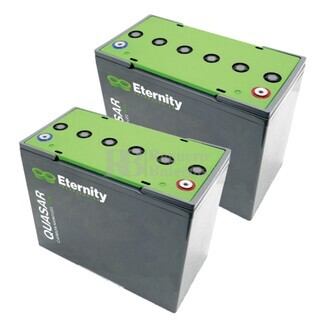 2 Bateras Gel 12 Voltios 80 Amperios Eternity EQ24