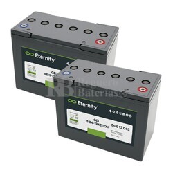 2 Bateras Gel 12V 54Ah Eternity G06-120-45 para Elevadores Elctricos, Potencia Estable y Segura en tus Operaciones