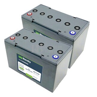 2 Bateras Gel 12V 94Ah Eternity G06-12-085 para Scooter Elctrico,  Mxima Autonoma y Rendimiento en Cada Trayecto