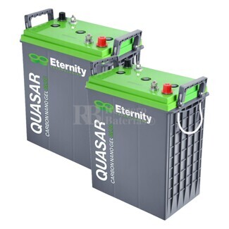 2 Bateras Gel 6 Voltios 280 Amperios Eternity EQ305