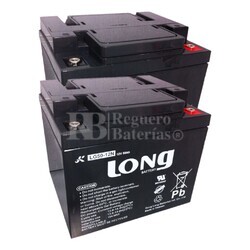 2 bateras LG 50-12 12V 50Ah, Autonoma extra para tu scooter elctrico