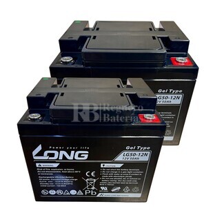 2 bateras LG 50-12, Energa duradera para sillas de ruedas elctricas