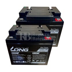 2 bateras LG 50-12, Ms kilmetros y seguridad en scooters y carritos elctricos