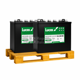 2 Bateras LUCAS 12-LC-GC-HC 12 Voltios 150  Amperios C20