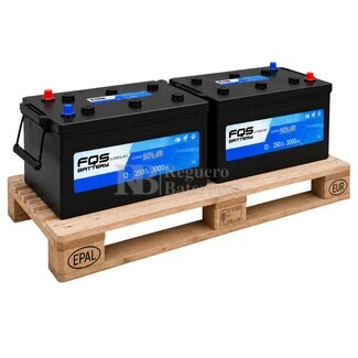 2 Bater�as para Instalaci�n Solar 12V 250Ah
