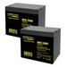 2 Bateras para silla movilidad 12 Voltios 80 Amperios Gel MVG 12800