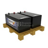 2 Bateras Solar 12 Voltios 250 Amperios Sin Mantenimiento Ozonyx OZX250.AS