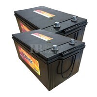 2 Bateras Solar Sin Mantenimiento 200 Amperios 12V
