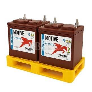 2 Bateras Trojan 27TMH 12V 128Ah, Energa confiable para plataformas de trabajo areo