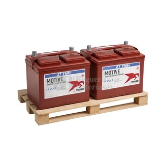 2 Bater�as Trojan 27TMH para Carretilla 12 Voltios 128 Amperios