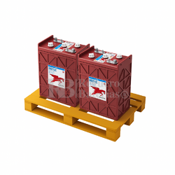 2 Bateras TROJAN L16H-AC 6 Voltios 483 Amperios C100 