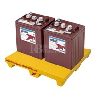 2 Bateras Trojan T-105 6 Voltios 250A C100 255A C20