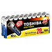 20 Pilas AAA alcalinas alta potencia Toshiba LR03GCP MP-20