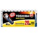 20 Pilas AAA alcalinas alta potencia Toshiba LR03GCP MP-20