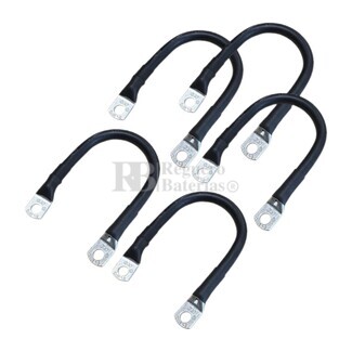 5 Cables conexin puente bateras 20 cms conexin para terminal tornillo