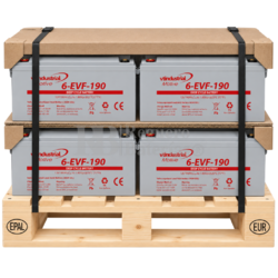 4 Bater�as 12 Voltios 190 Amperios Gel Agm Ciclo Profundo 6evf190