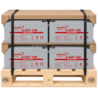 4 Bater�as 12 Voltios 190 Amperios Gel Agm Ciclo Profundo 6evf190
