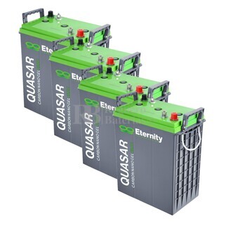 4 Bateras de Gel 6 Voltios 331 Amperios Eternity EQ_L16
