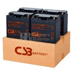 Pack 4 bater�as CSB GP12170 | 12 Voltios 17 Amperios SAI