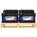 4 Bater�as OZX205.A para Almacenamiento de Energ�a Solar 12V 205Ah