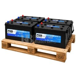 4 Bater�as para Autoconsumo Solar 12V 250Ah